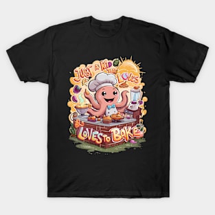 Culinary Cephalopod: Octopus Cooking Delight T-Shirt